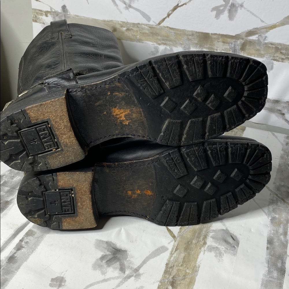 Frye Heath Studded Men’s Harness Boots - Picture 5 of 7